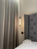 DecorBites™ Crystal Tulip Chandelier: Postmodern American Style Bedroom Bar Bedside Light