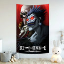 DecorBites™ Death Note Aesthetic Tapestry for Bar Cafe Decor - Hot Anime Art Flag