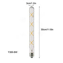 DecorBites™ LED Filament Tubular Edison Bulb 6000K T10 T185 T225 T30 T300 4W 6W 8W