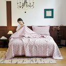DecorBites™ Cotton Three-Layer Towel Blanket with Pillow - Summer Cool Quilt