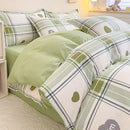 DecorBites™ Cotton Printed Bedding Set: Thick & Cozy Single Bedclothes for Adults & Kids