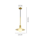 DecorBites™ Glass Ball LED Pendant Light: Modern Moon Design for Stylish Home Decor