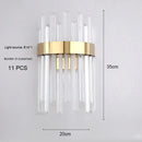DecorBites™ Crystal Wall Light: Modern Nordic Sconces Indoor Lighting for Living Room Bedroom