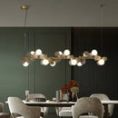 DecorBites™ Gold Metal G9 LED Pendant Chandelier with Acrylic Flower Decor