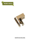 DecorBites™ Gold ABS Shower Head Holder Stand Rotatable Bracket Bathroom Accessories