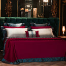 DecorBites™ 200S Egyptian Cotton Embroidery Bedding Set: Queen King Linens, Duvet Cover, Sheets