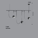 DecorBites™ LED Belt Chandelier Pendant Light for Dimmable Indoor Lighting in Living Room