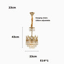 DecorBites™ Crystal LED Pendant Light for Living Room