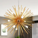 DecorBites™ Gold LED Chandelier Pendant Light for Modern Kitchen Island Living Room