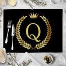 DecorBites™ Kitchen Table Mats Set of 4, 42*32cm, Cotton Linen Coasters for Dining Home Decor