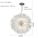DecorBites™ Dandelion Chandelier LED Pendant Lamp for Dining Room, Bedroom, Shops