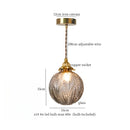 DecorBites™ Cracked Glass LED Pendant Light for Cafe Bar Kitchen Living Room