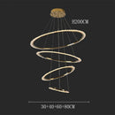 DecorBites™ Crystal Chandelier: Stair Pendant Lamp, Living Room & Interior Lighting
