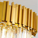 DecorBites™ Gold Black Crystal Chandeliers LED Ceiling Light for Luxe Living & Hospitality
