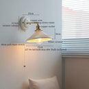 DecorBites™ Ceramic Wall Sconce Light Copper Arm Nordic Minimalism Bedroom Bathroom Mirror