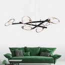 DecorBites™ Circular Ring LED Ceiling Chandelier for Home Decor & Lighting Fixtures
