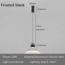 DecorBites™ LED Bedside Lifting Chandelier – Modern Minimalist Nordic Pendant Light for Home Décor