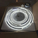 DecorBites™ Crystal Ceiling Chandelier, Stainless Steel Mirror Led Indoor Lighting
