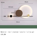 DecorBites™ Art Deco LED Wall Lights: Hotel Dining Room Sconce Stairs Aisle Corridor Lamp