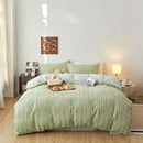 DecorBites™ Cozy Rabbit Velvet Queen Bedding Set for Autumn/Winter