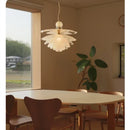 DecorBites™ Glass Pine Cone Pendant Chandelier for Living Room Restaurant Bedroom Kitchen