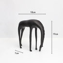 DecorBites™ Abstract Horse Iron Sculpture - Metal Animal Figurine for Home Decor