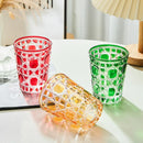 DecorBites™ 310ml Hand-carved Heavy Whiskey Glass Tumbler Cup