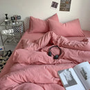 DecorBites™ Cotton Bedding Set with Comforter Cover, Sheet, and Pillowcase Set