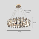 DecorBites™ Crystal Dimmable LED Pendant Lights: Modern Indoor Artistic Hanging Lamps