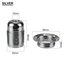DecorBites™ Industrial Metal Lamp Base Holder E26 E27 Light Sockets for Pendant Shade