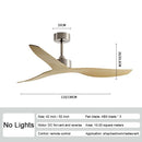 DecorBites™ Industrial Wind Ceiling Fan ABS Blades Remote Control Silent Operation.