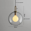 DecorBites™ Glass Ball LED Pendant Light - Modern Hanging Lights for Home, Restaurant, Cafe