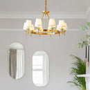 DecorBites™ Copper American Chandelier: Luxury Modern Living Room, Dining Room, Bedroom Light