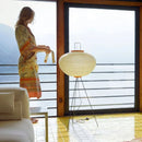 DecorBites™ Japanese Rice Paper LED Floor Lamp Retro Standing Light