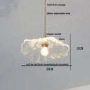 DecorBites™ Brass Glass LED Pendant Lights: Modern Nordic Hanging Lamp for Home Decor
