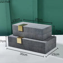 DecorBites™ Leather Jewelry Box: Chic Storage Solution for Dresser or Desk