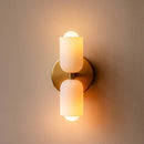 DecorBites™ French Cream Double Headed Glass Wall Lamp for Bedroom and Living Room