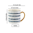 DecorBites™ Japanese Style Ceramic Mug with Spoon and Lid