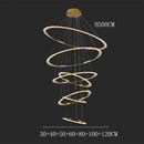 DecorBites™ Crystal Chandelier: Stair Pendant Lamp, Living Room & Interior Lighting