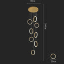 DecorBites™ LED Pendant Lights: Modern Minimalist Hanging Chandelier for Living & Dining Room