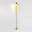 DecorBites™ Black Rotation LED Wall Lamp for Bedroom Bedside, Modern Indoor Lighting Fixtures