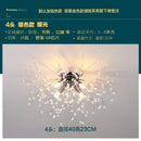 DecorBites™ Golden Dandelion Crystal Chandelier: Warm Nordic LED Ceiling Lamp for Romantic Living Room.