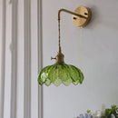 DecorBites™ Green Glass Knob Switch LED Wall Lights for Kitchen, Bedroom, Living Room