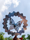 Stainless Steel Stereo Rotating Windchime Metal Wind Chime Spinner Outdoor Ornaments Wind Chimes Home Garden Hanging Decorations