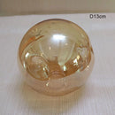 DecorBites™ Gray Glass Shade Replacement for E27 Lamp with Screw Fitter Opening