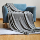 DecorBites™ Knitted Cashmere Siesta Blanket - Soft Sofa Throw & Bedding Blanket