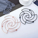 DecorBites™ Iron Pan Pot Mat Stand Round Kitchen Placemats Coasters for Cookware & Drink Mats