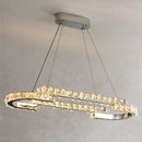DecorBites™ Crystal LED Pendant Lights Chrome Steel Modern Luxury Fixtures