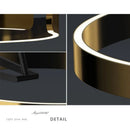 DecorBites™ Circular Luminescence LED Floor Lamp for Elegant Living Spaces