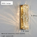 DecorBites™ Crystal Wall Sconce Lamps: Luxury Indoor Wall Lights for Modern Room Decor & Bedside Lighting.